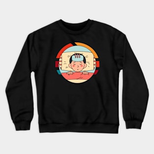 lost boy in pain Crewneck Sweatshirt